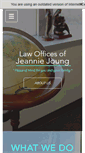 Mobile Screenshot of jjounglawfirm.com